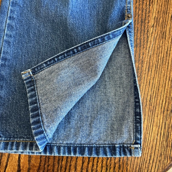 Abercrombie & Fitch Low Rise Button Fly Flare Jeans Y2K Patch Pocket Size 8 - Picture 8 of 13